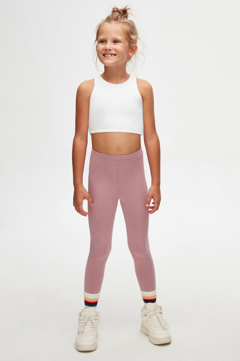 13-16 Years Old Plain Long Legging - Thumbnail
