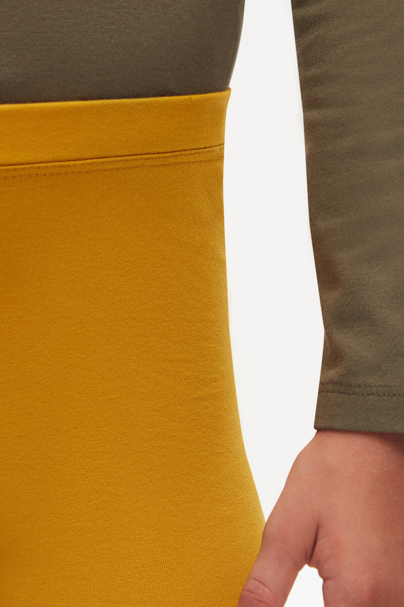 13-16 Years Old Plain Long Legging - Thumbnail