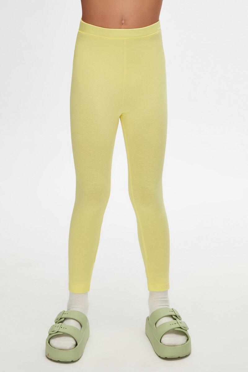 13-16 Years Old Plain Long Legging - Thumbnail