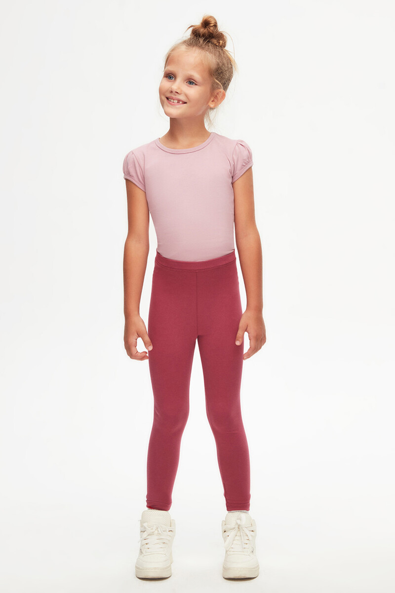 13-16 Years Old Plain Long Legging - Thumbnail