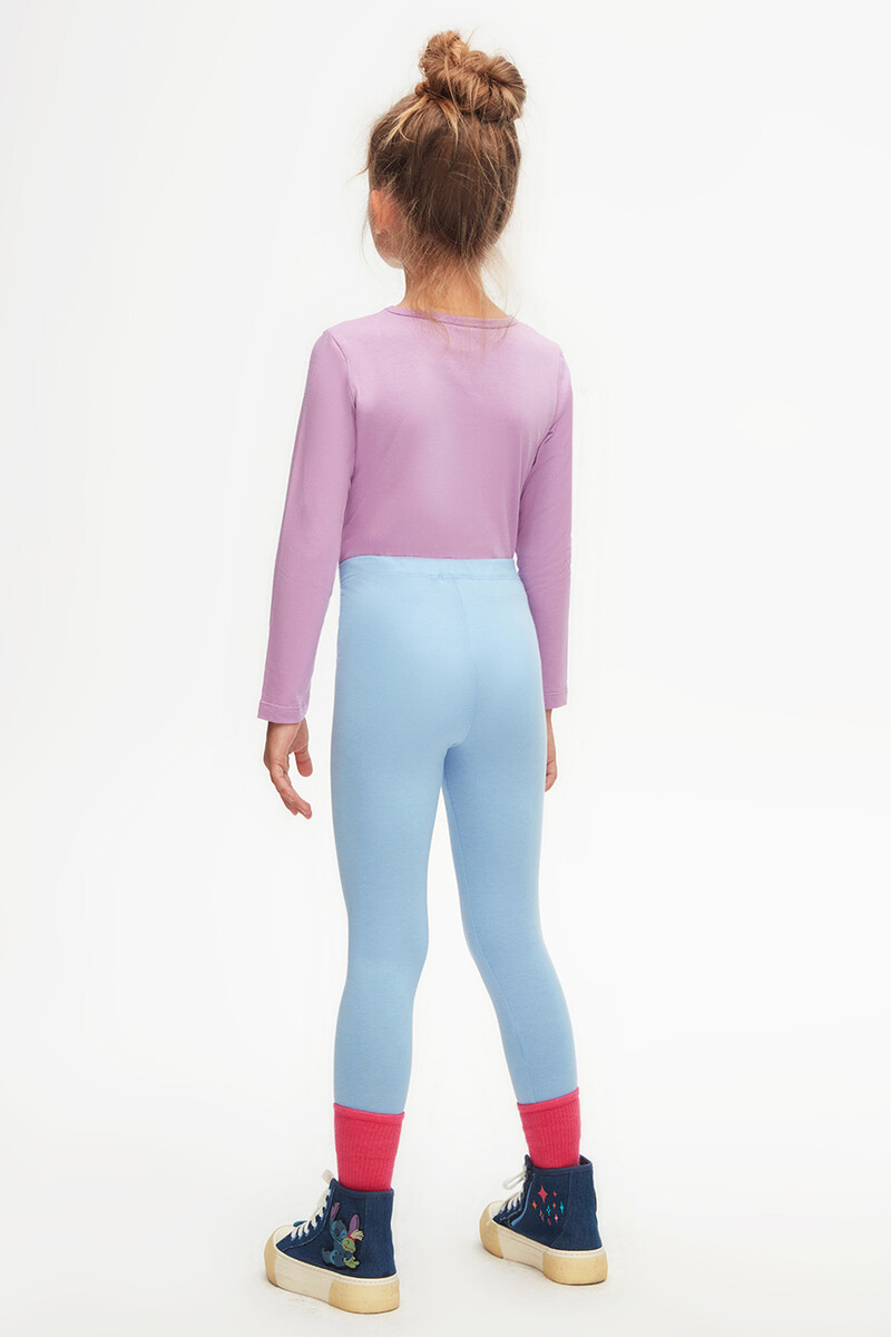 13-16 Years Old Plain Long Legging - Thumbnail