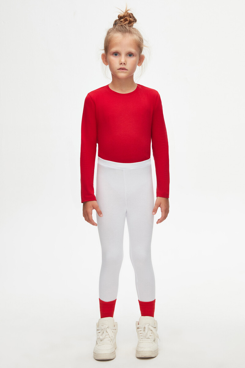 13-16 Years Old Plain Long Legging - Thumbnail