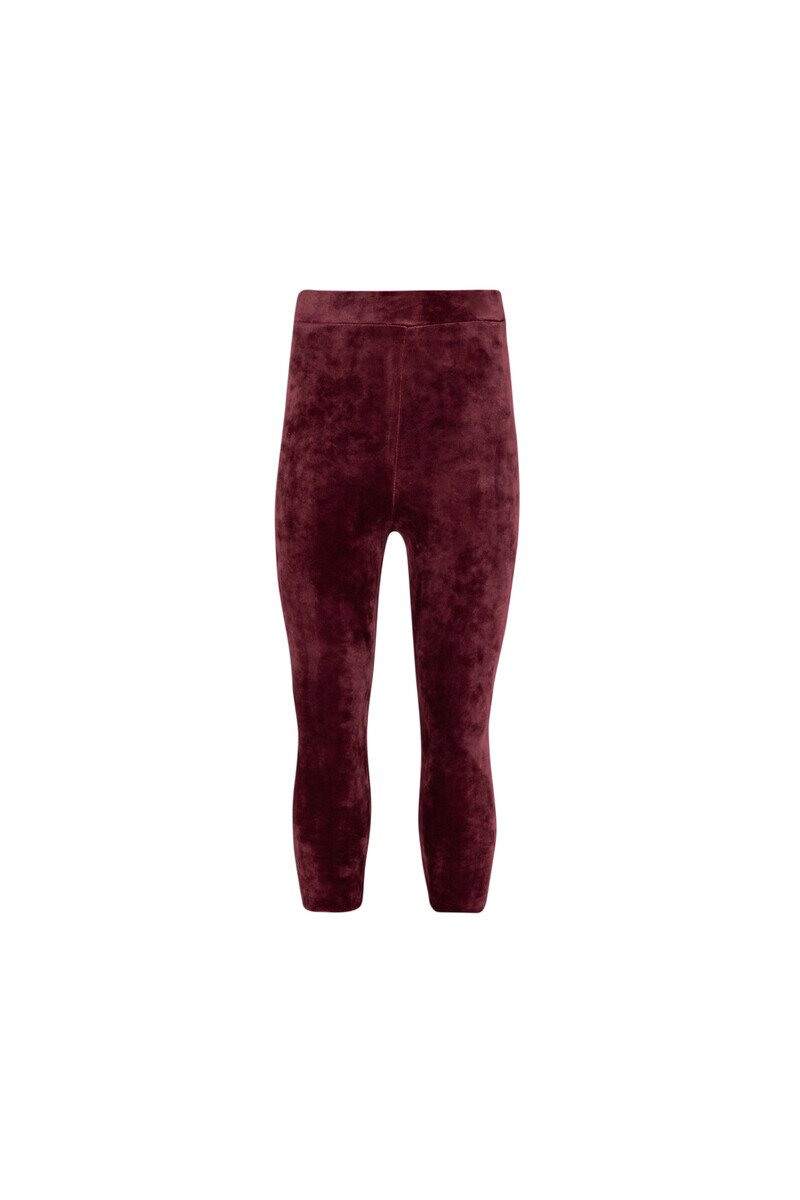 13-16 Years Old Thick Velvet Long Legging - Thumbnail