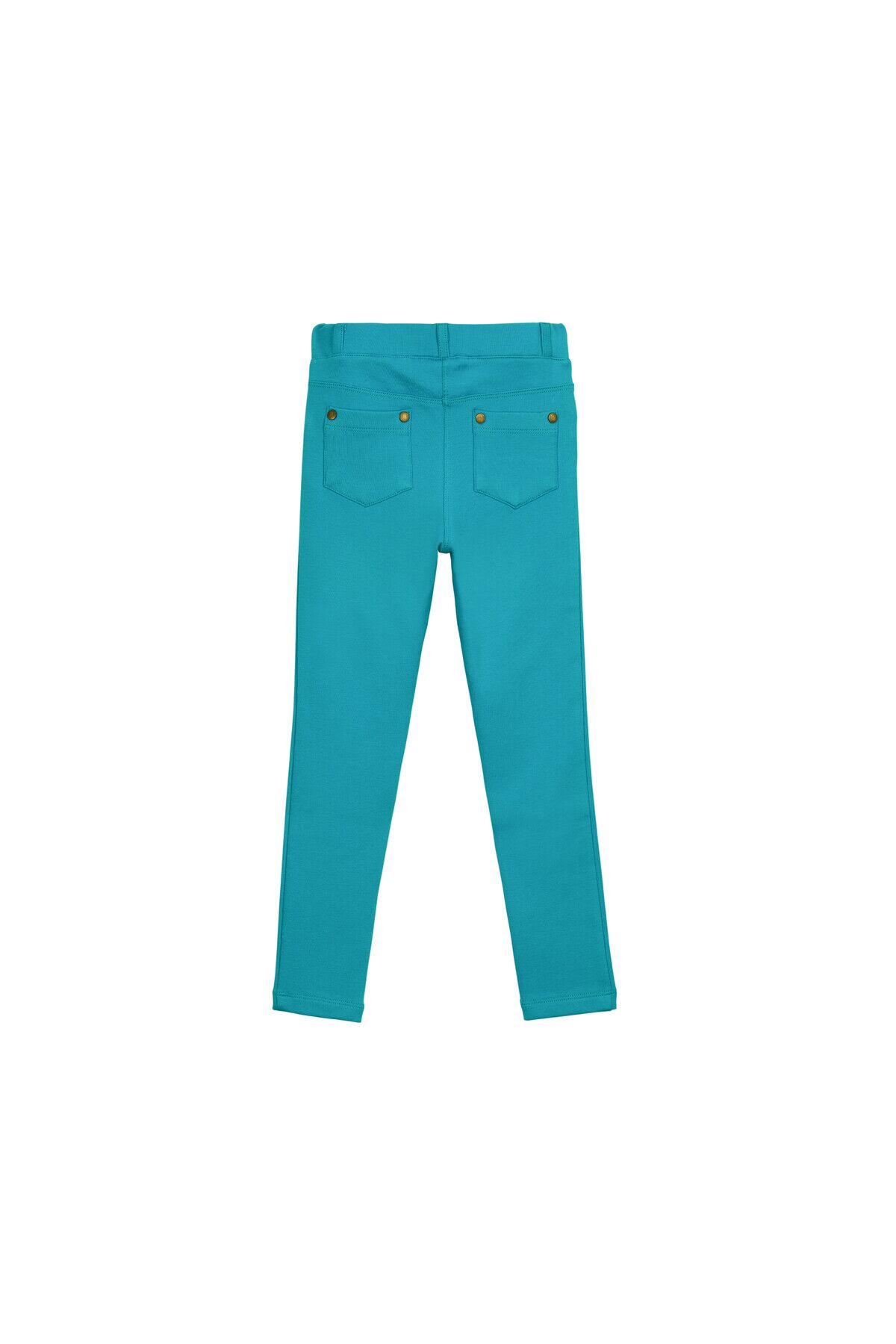 Turquoise Kids Pants With Two Pockets 