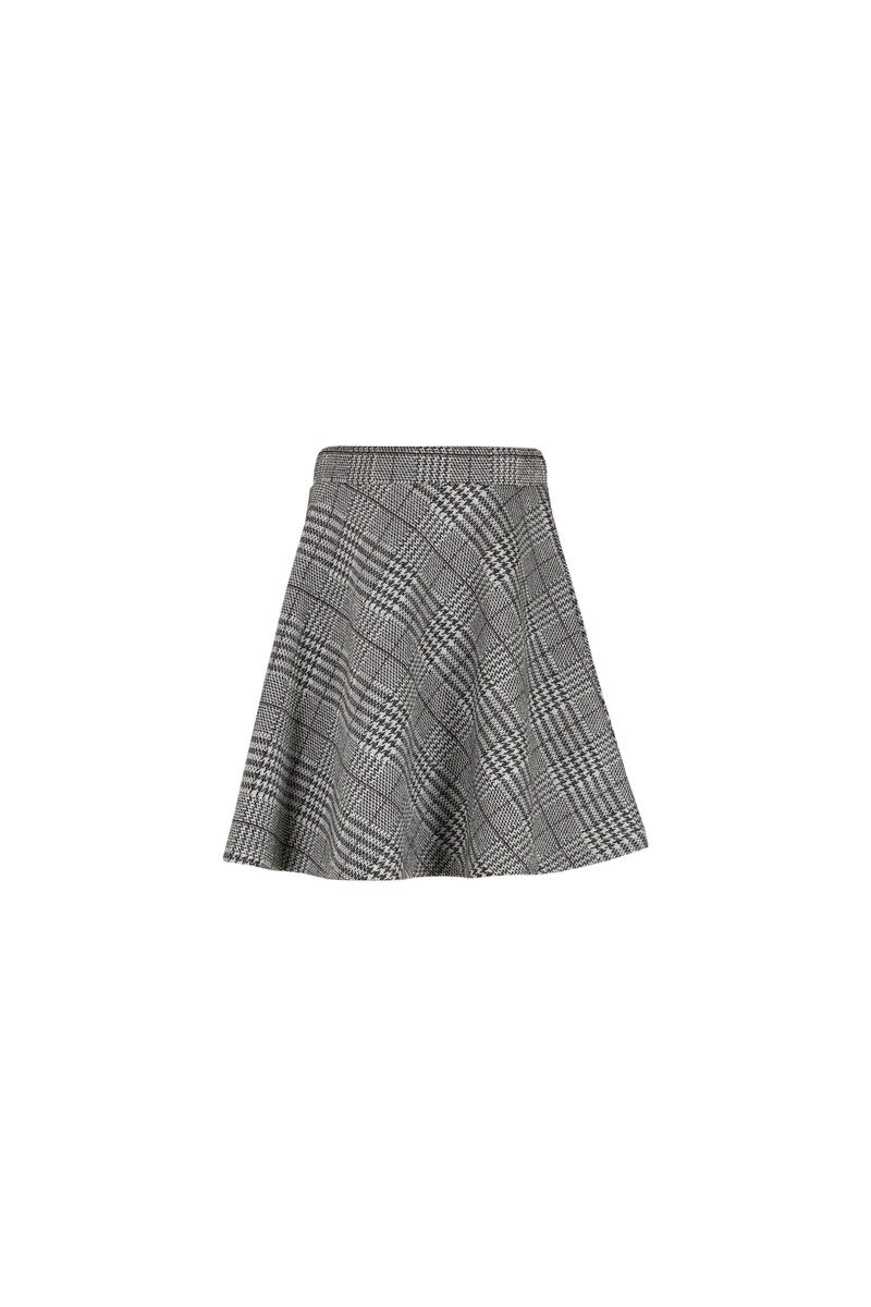 3-6 Years Old Plaid Flared Skirt - Thumbnail