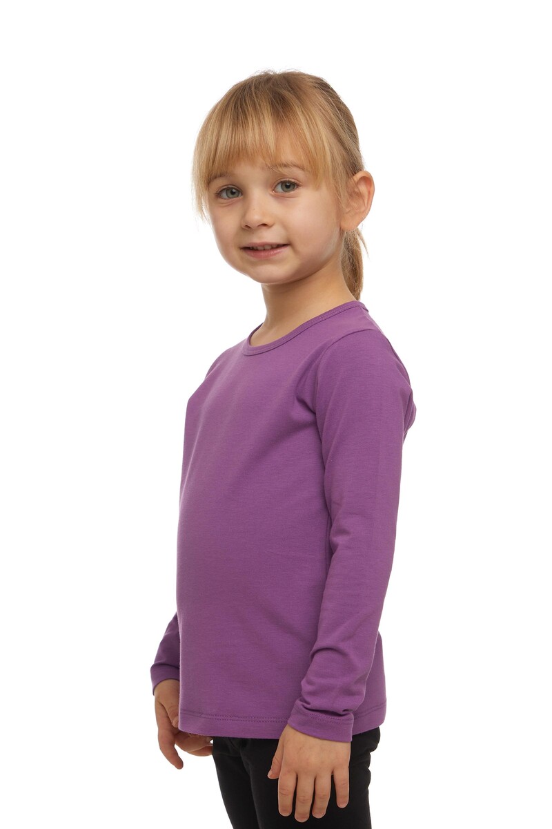 5-8 Ans T-shirt à Manches Longues En Lycra - Thumbnail