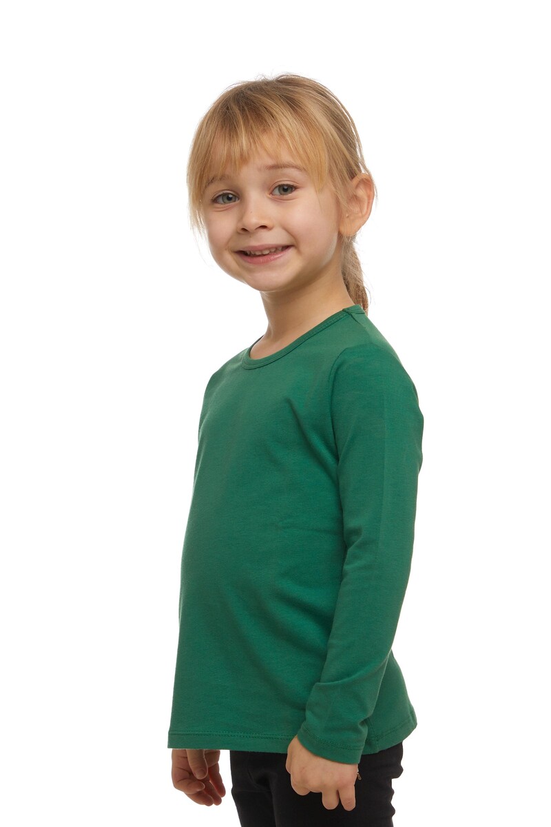 5-8 Ans T-shirt à Manches Longues En Lycra - Thumbnail