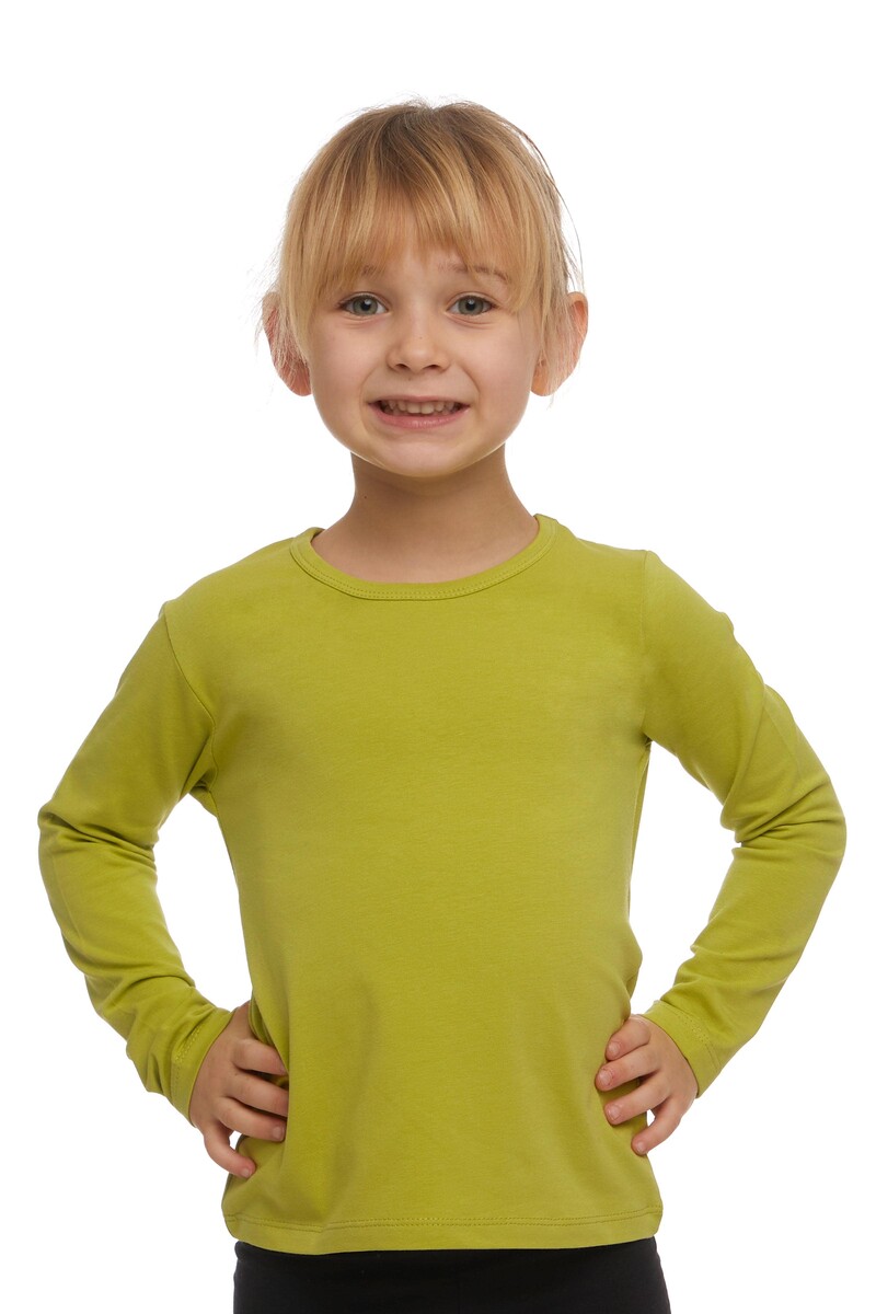 5-8 Ans T-shirt à Manches Longues En Lycra - Thumbnail