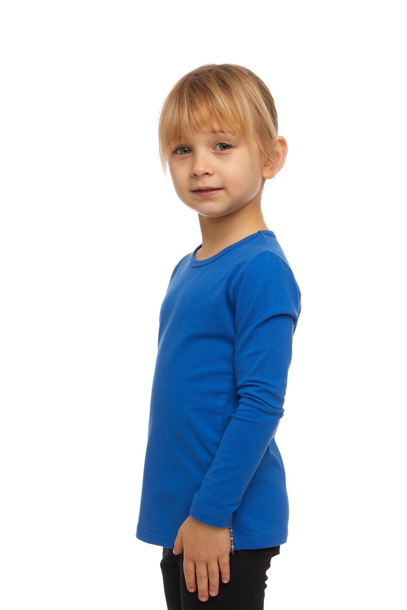 5-8 Ans T-shirt à Manches Longues En Lycra - Thumbnail