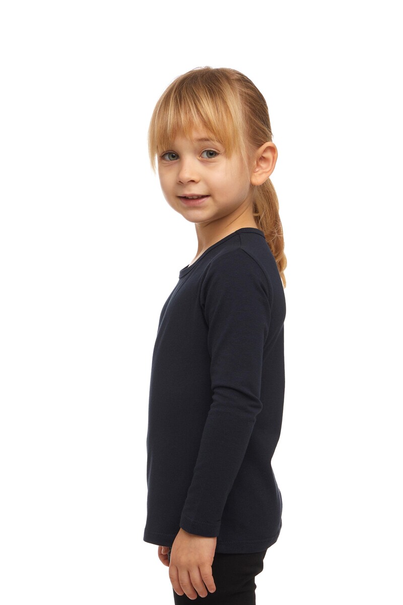 5-8 Ans T-shirt à Manches Longues En Lycra - Thumbnail