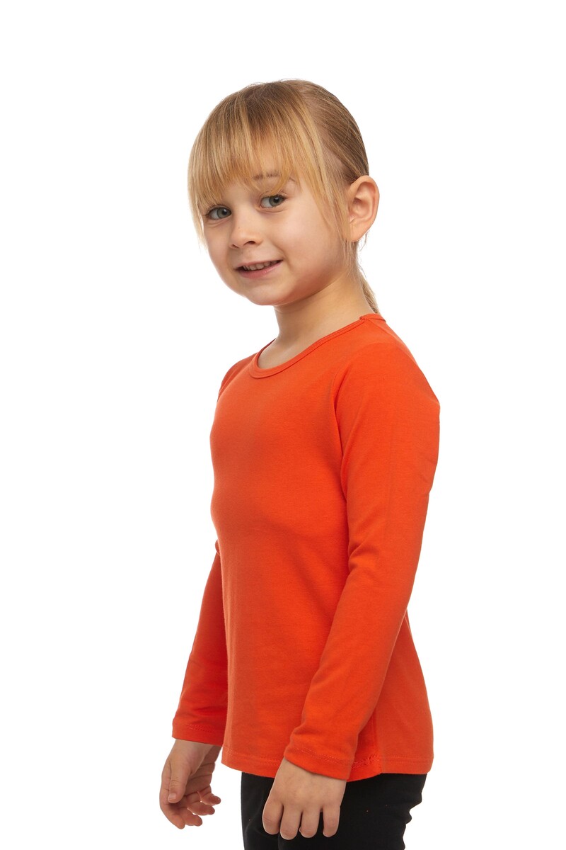 5-8 Ans T-shirt à Manches Longues En Lycra - Thumbnail