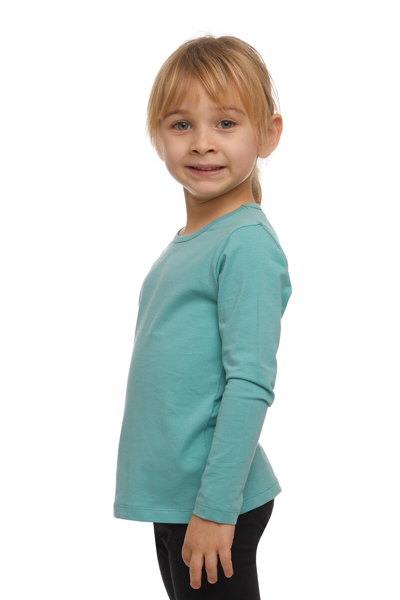 5-8 Ans T-shirt à Manches Longues En Lycra - Thumbnail