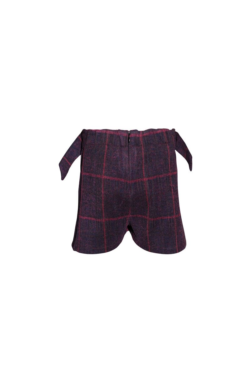 5-8 Years Old D-Buckle Shorts Skirt - Thumbnail