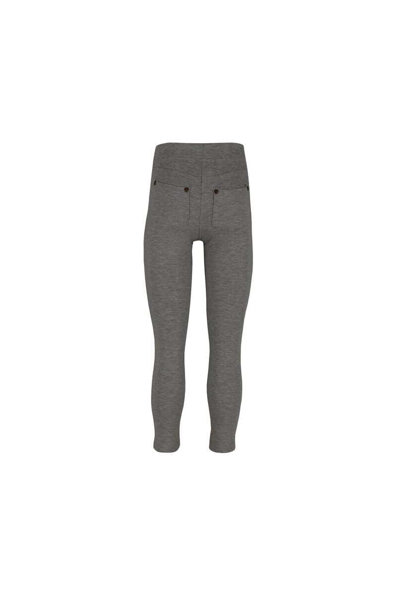 5-8 Years Old Fleece Interlock Legging With 4 Pockets - Thumbnail