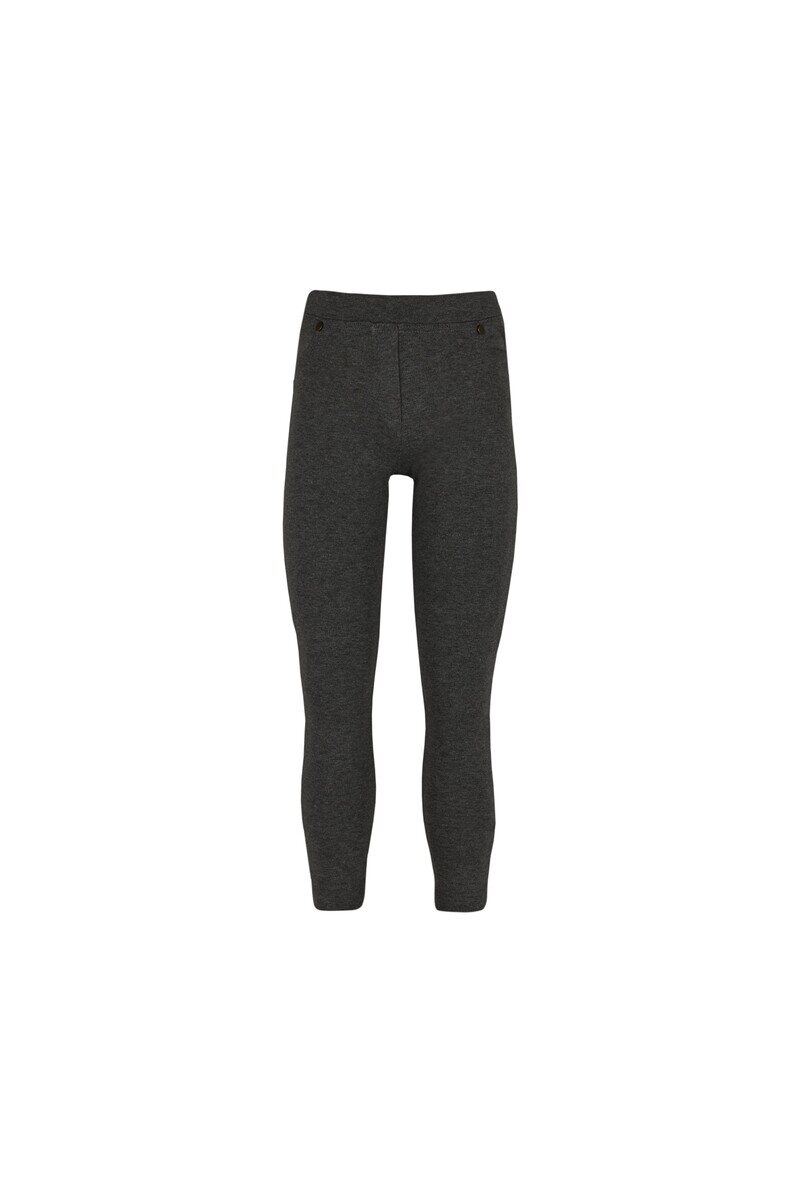 5-8 Years Old Fleece Interlock Legging With 4 Pockets - Thumbnail