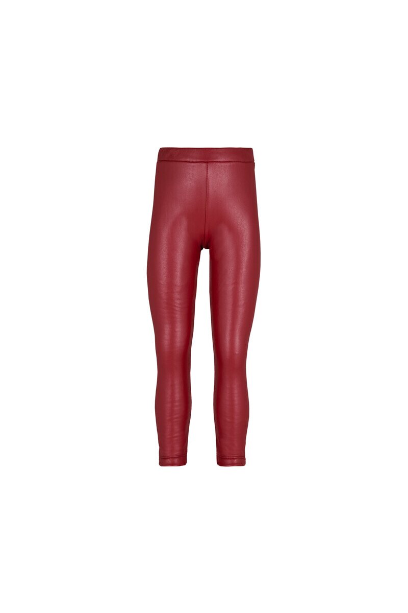 5-8 Years Old Fleece Leather Long Legging - Thumbnail