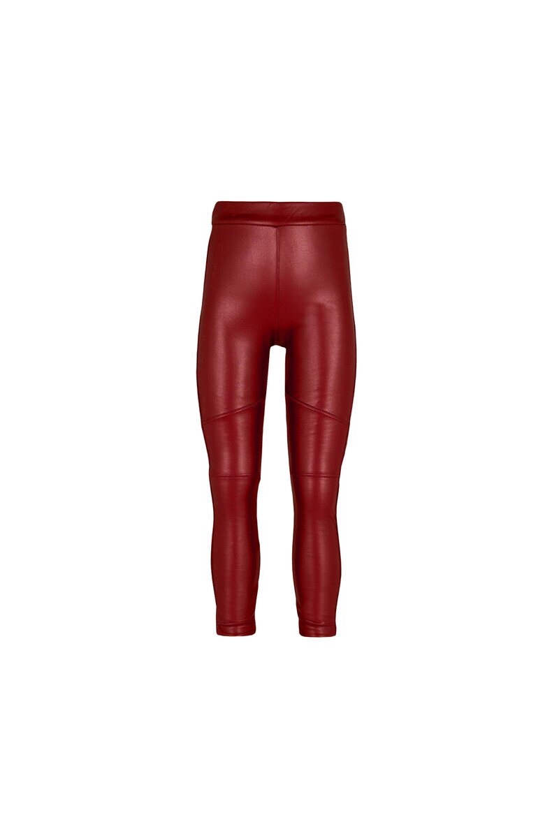 5-8 Years Old Fleece-Leather Pants - Thumbnail
