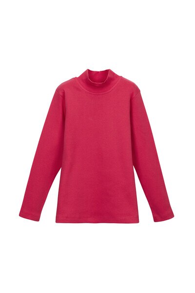 5-8 Years Old Half Turtleneck T-shirt - Thumbnail