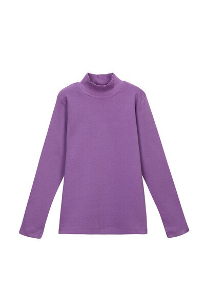 5-8 Years Old Half Turtleneck T-shirt - Thumbnail