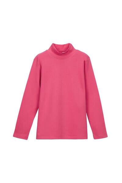 5-8 Years Old Half Turtleneck T-shirt - Thumbnail