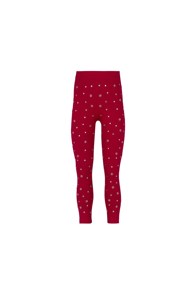 5-8 Years Old Legging With Eyelet Accessories - Thumbnail