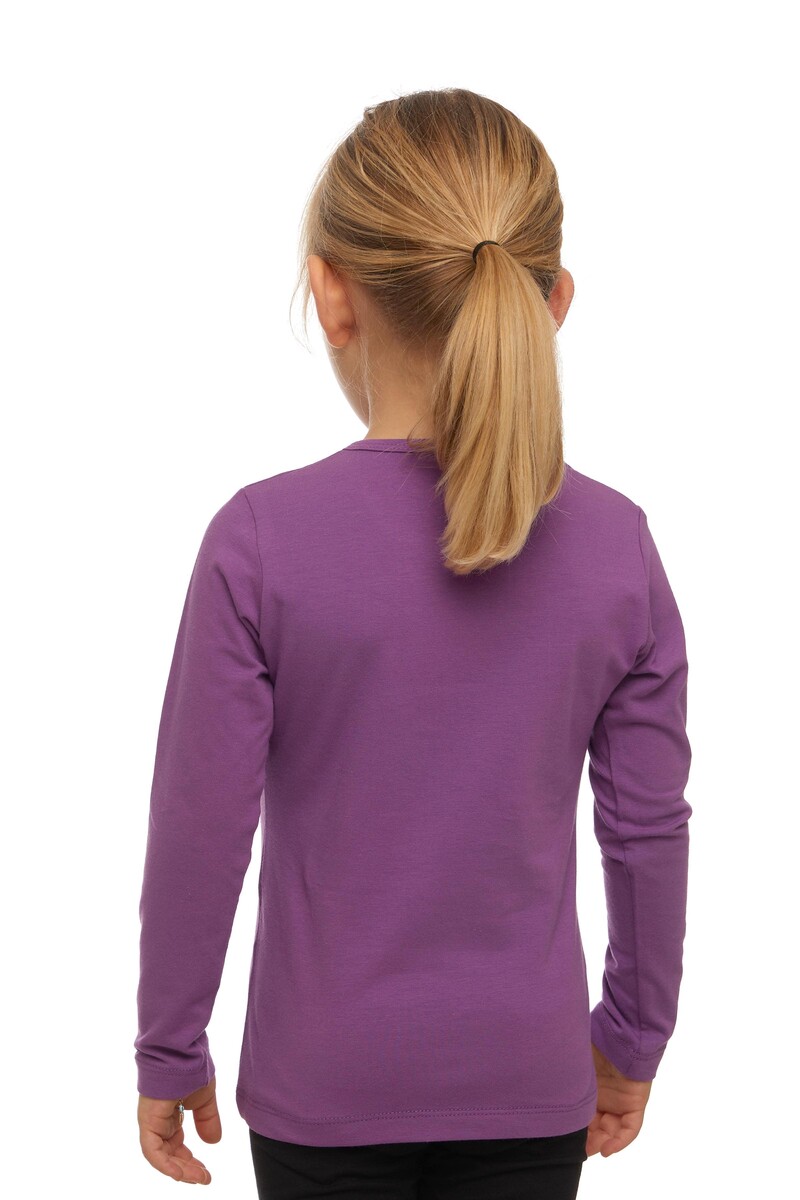 5-8 Years Old Lycra Long Sleeves T-shirt - Thumbnail