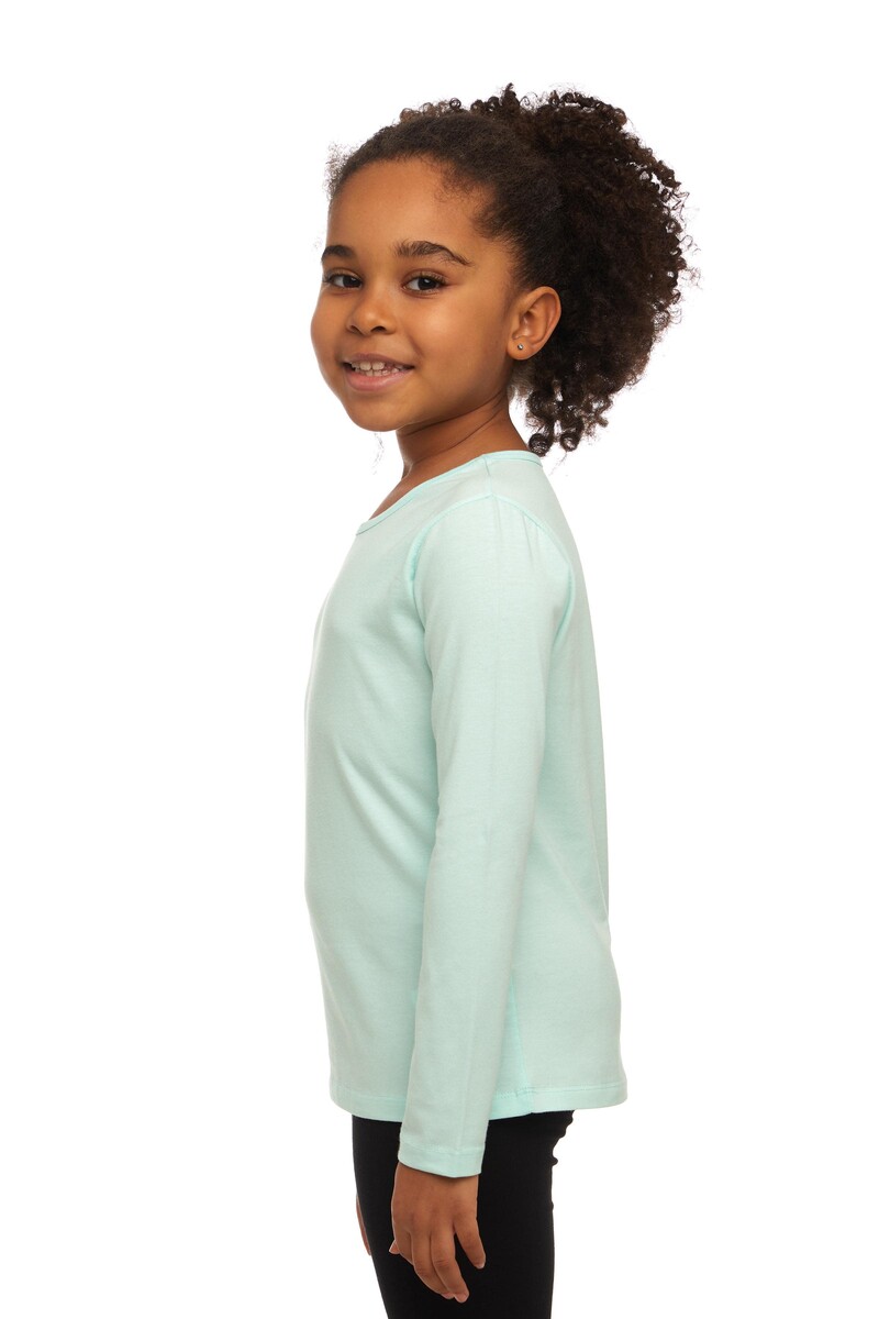 5-8 Years Old Lycra Long Sleeves T-shirt - Thumbnail