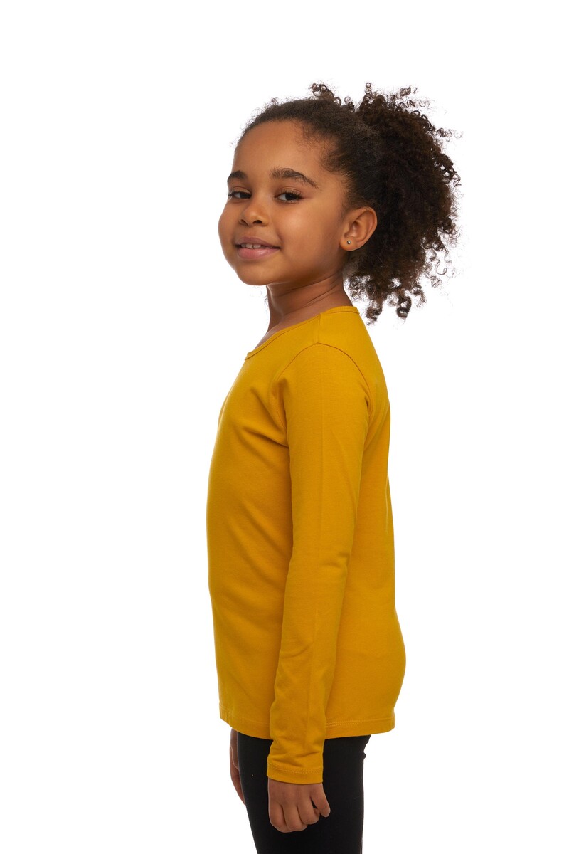 5-8 Years Old Lycra Long Sleeves T-shirt - Thumbnail