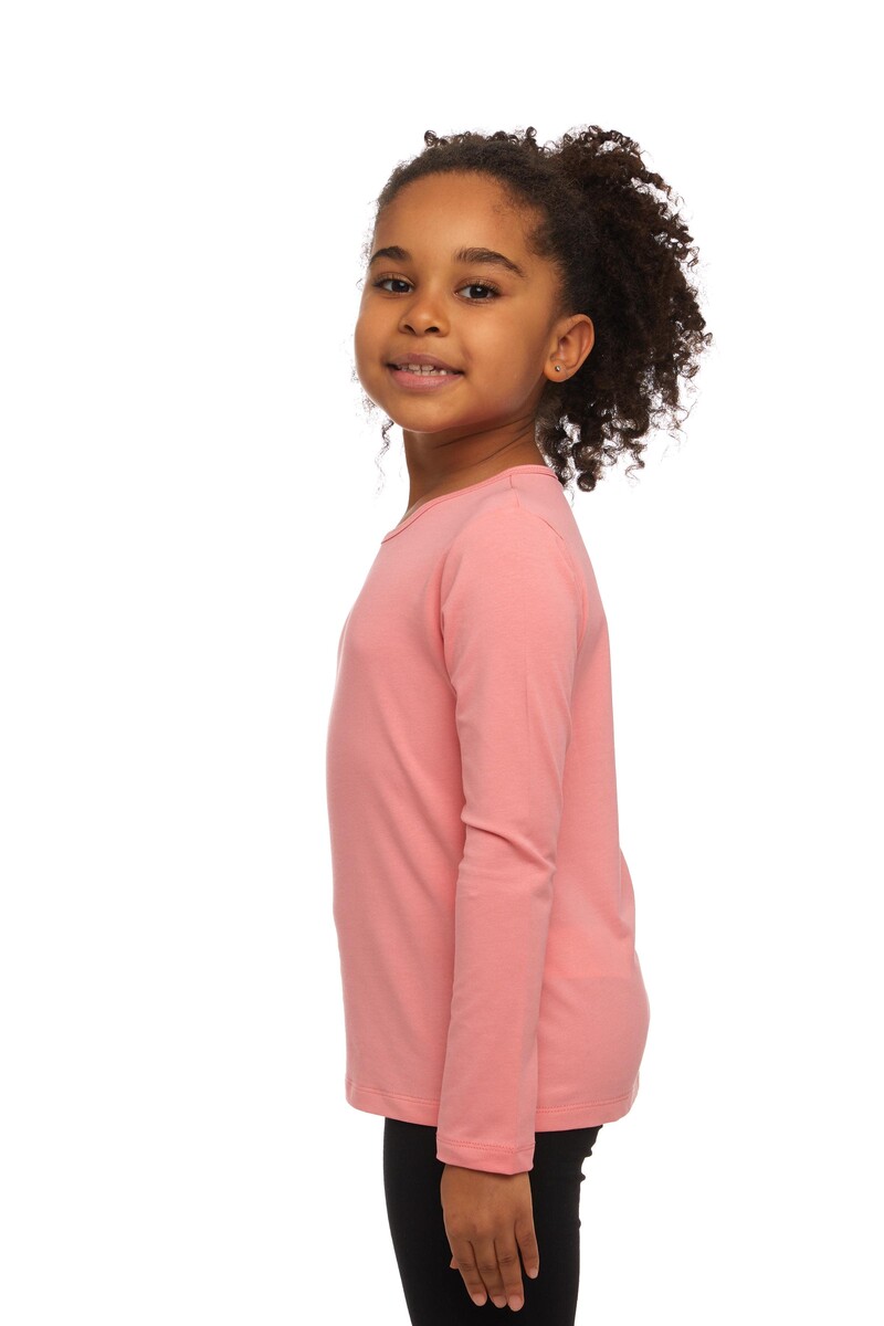 5-8 Years Old Lycra Long Sleeves T-shirt - Thumbnail