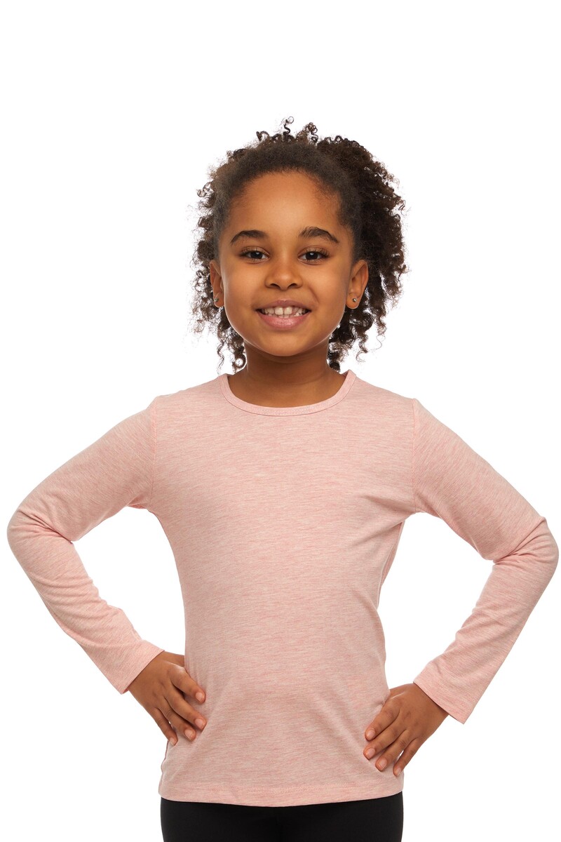 5-8 Years Old Lycra Long Sleeves T-shirt - Thumbnail