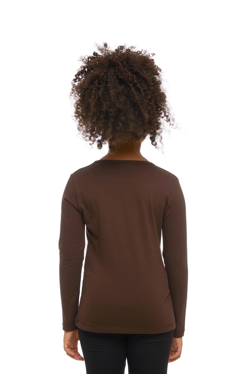 5-8 Years Old Lycra Long Sleeves T-shirt - Thumbnail