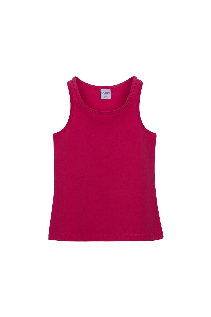 5-8 Years Old Lycra Racerback Tank Top - Thumbnail