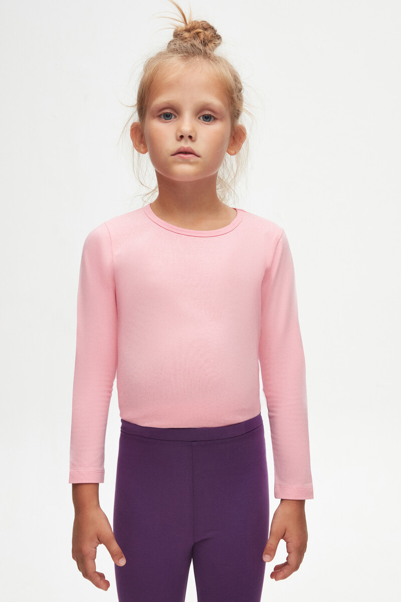 5-8 Years Old Plain Long Legging - Thumbnail