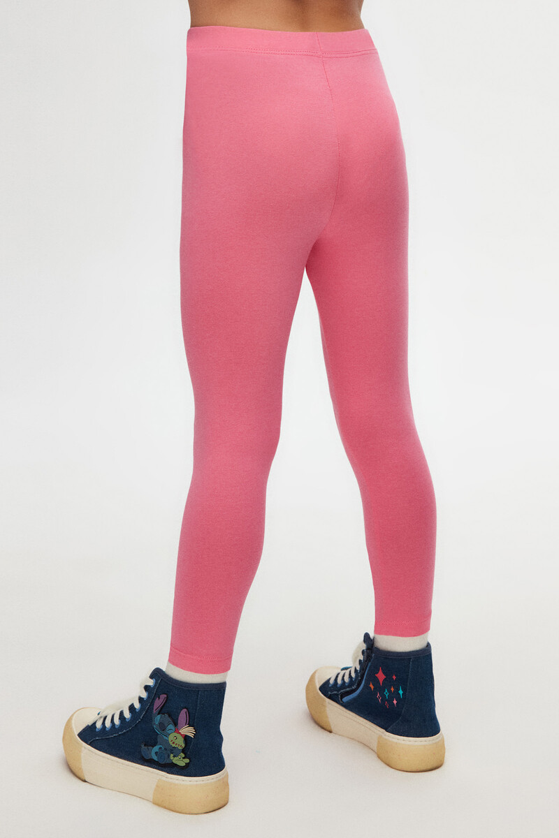 5-8 Years Old Plain Long Legging - Thumbnail