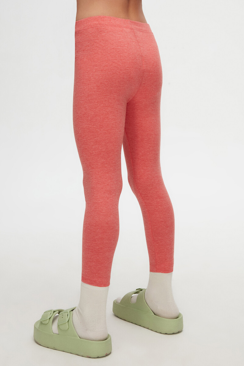 5-8 Years Old Plain Long Legging - Thumbnail