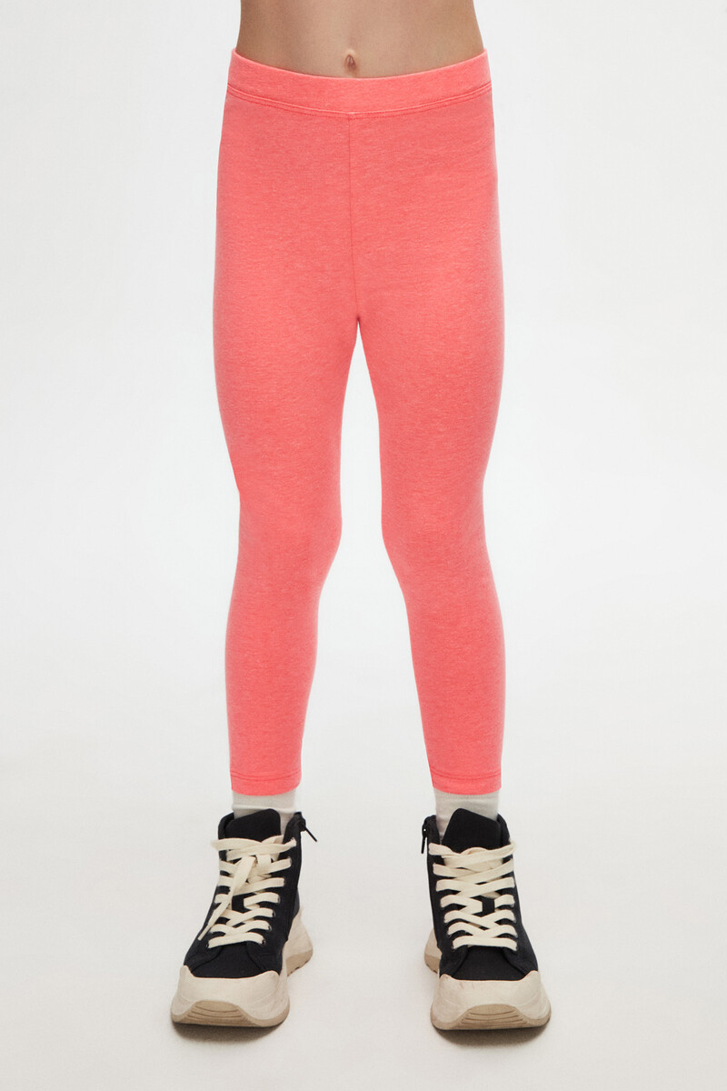 5-8 Years Old Plain Long Legging - Thumbnail