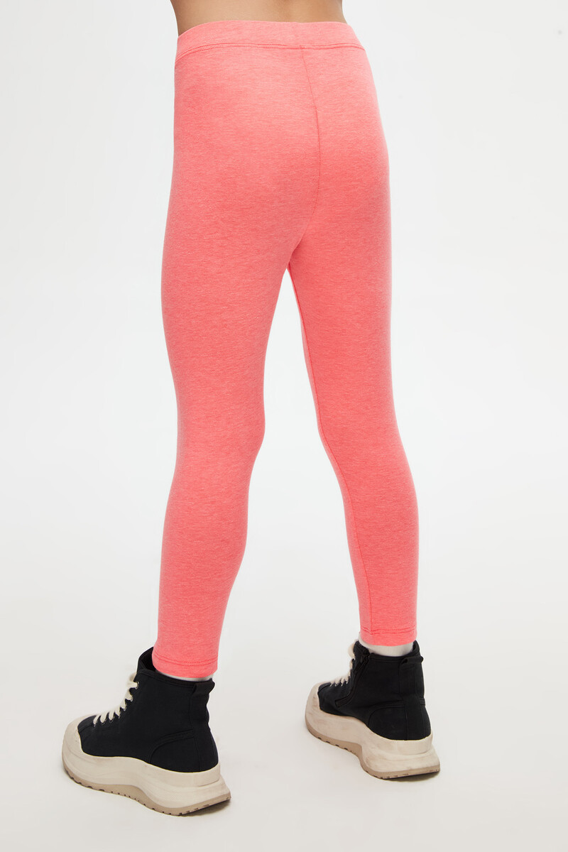 5-8 Years Old Plain Long Legging - Thumbnail