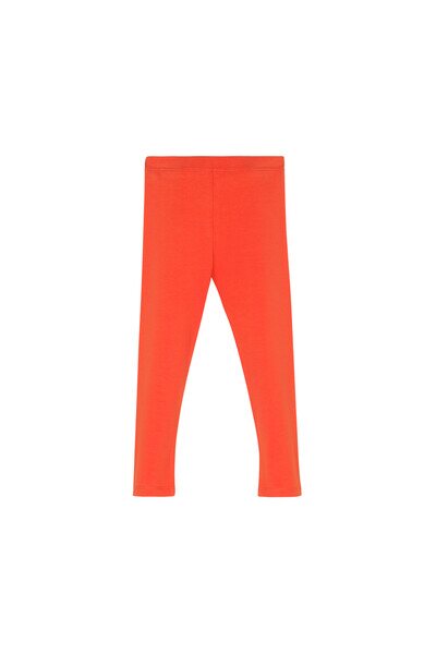 5-8 Years Old Plain Long Legging - Thumbnail