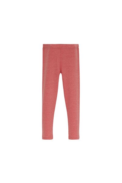 5-8 Years Old Plain Long Legging - Thumbnail