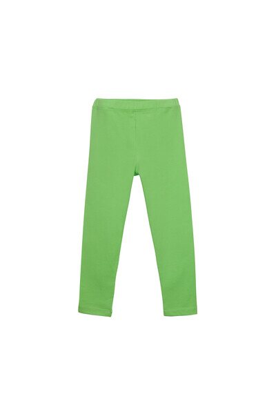 5-8 Years Old Plain Long Legging - Thumbnail