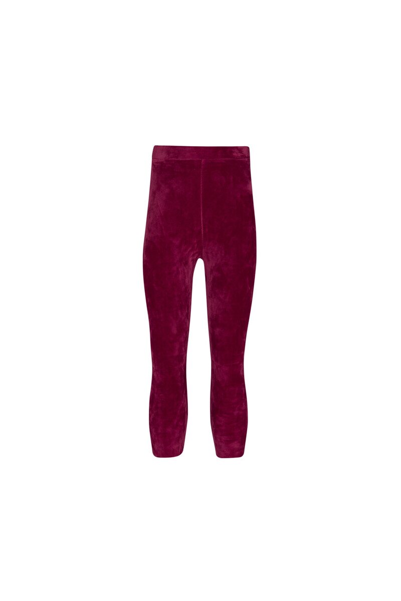 5-8 Years Old Thick Velvet Long Legging - Thumbnail