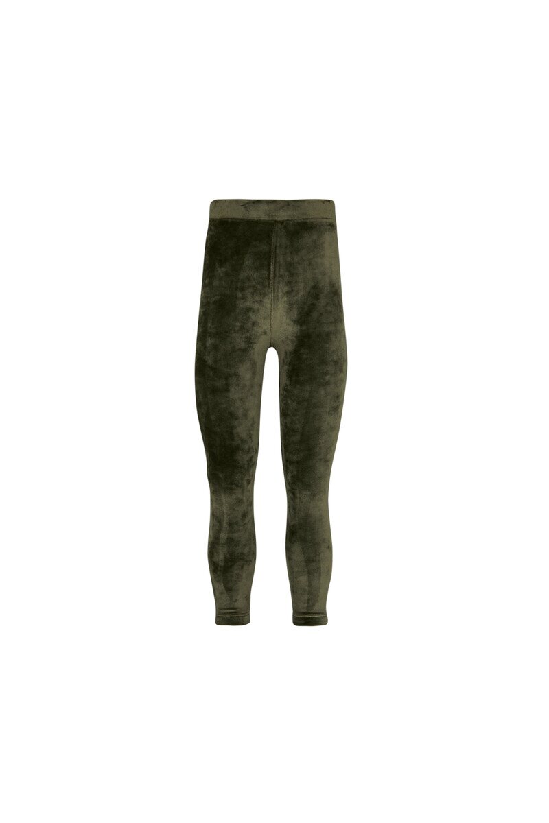 5-8 Years Old Thick Velvet Long Legging - Thumbnail