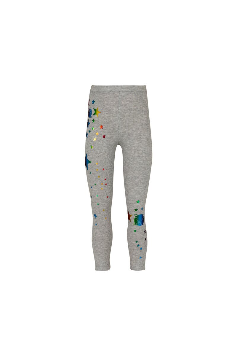 5-8 Years Old Varaklı Stars Printed Legging - Thumbnail