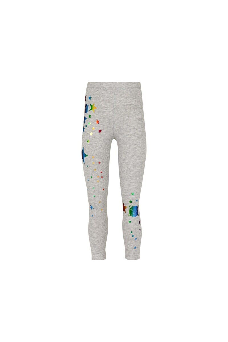 5-8 Years Old Varaklı Stars Printed Legging - Thumbnail