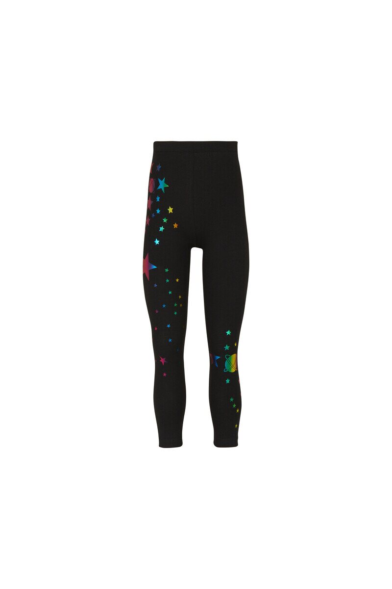 5-8 Years Old Varaklı Stars Printed Legging - Thumbnail