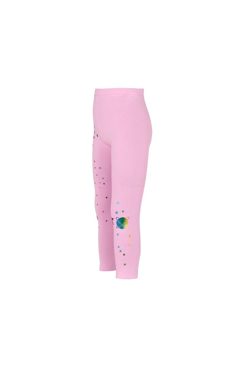 5-8 Years Old Varaklı Stars Printed Legging - Thumbnail