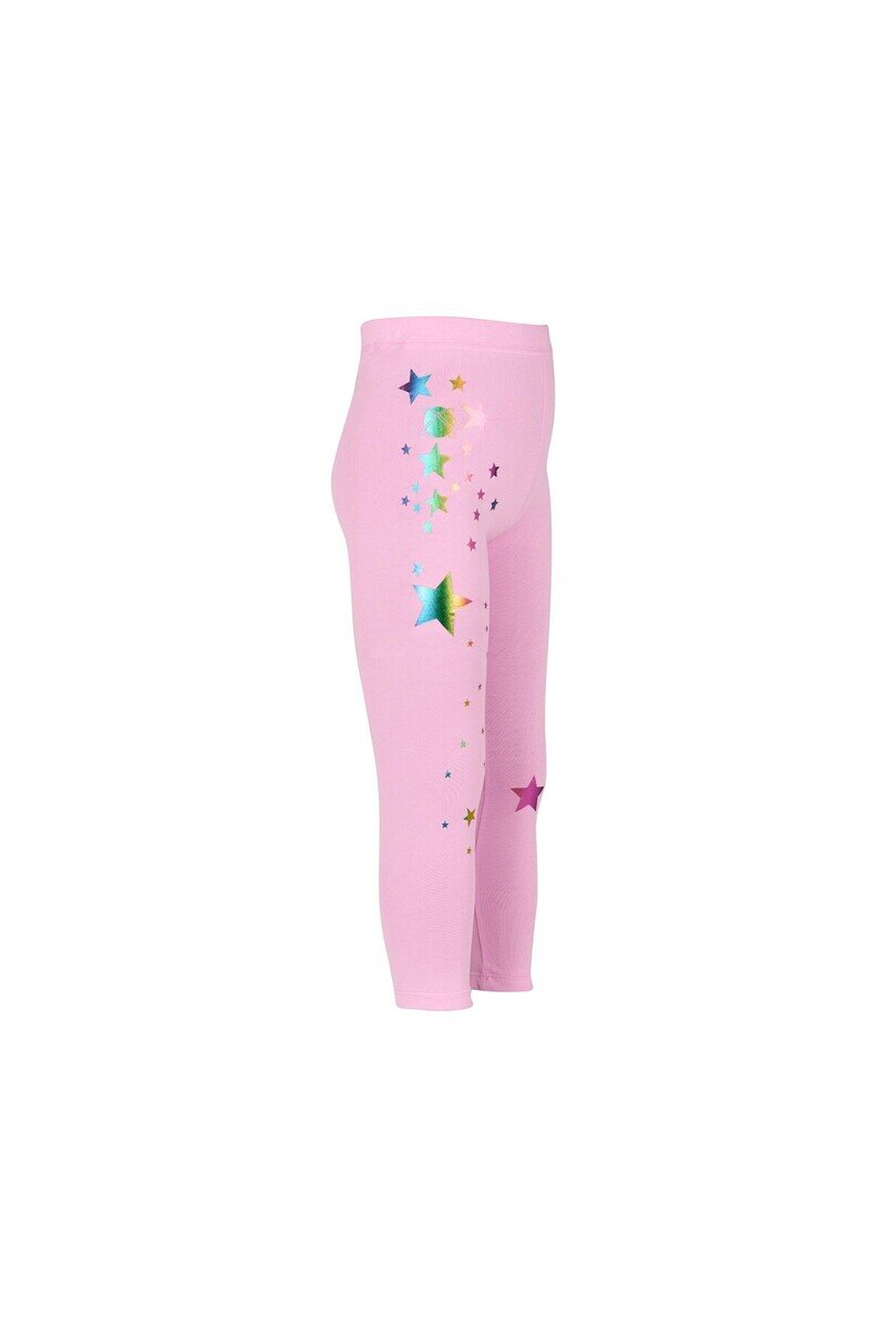 5-8 Years Old Varaklı Stars Printed Legging - Thumbnail