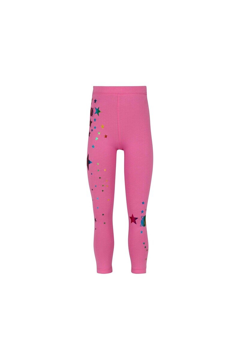 5-8 Years Old Varaklı Stars Printed Legging - Thumbnail