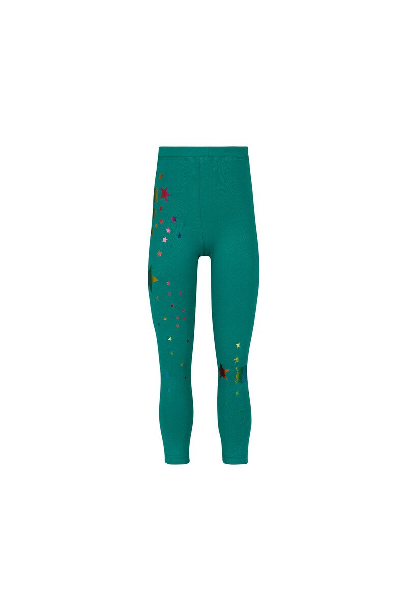 5-8 Years Old Varaklı Stars Printed Legging - Thumbnail