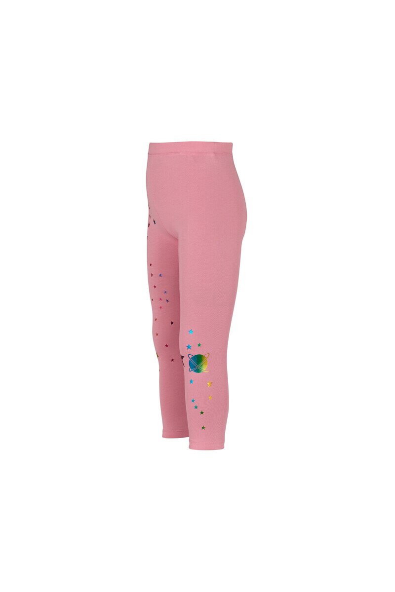 5-8 Years Old Varaklı Stars Printed Legging - Thumbnail